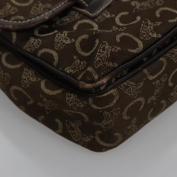 CELINE C Sulky Hand Bag Canvas Brown - Picture 9 of 16
